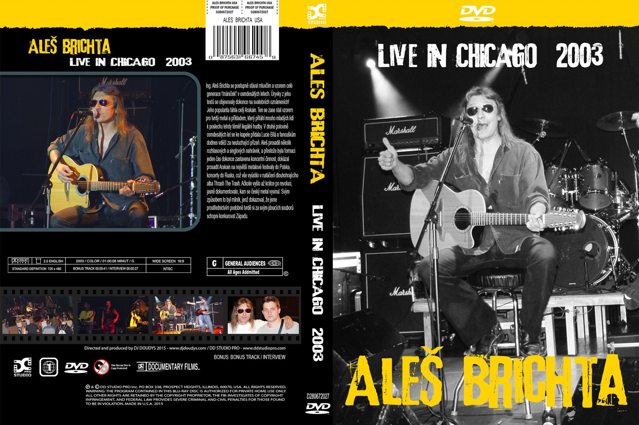 Aleš Brichta Live in Chicago 2003 cover