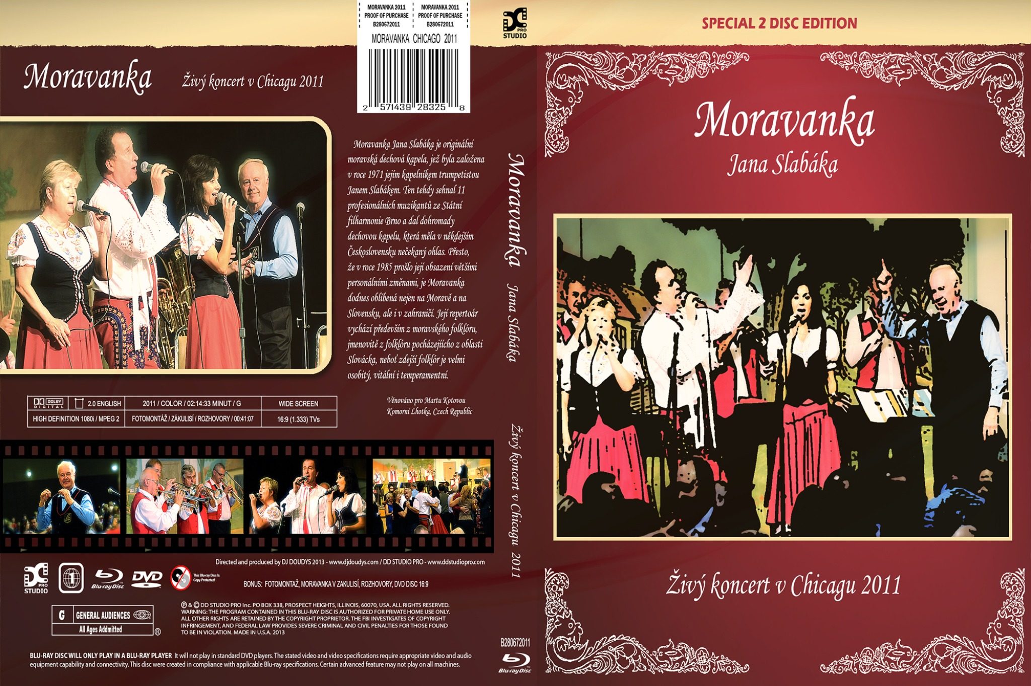Moravanka Live in Chicago 2011 cover